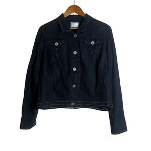 MiFresia 100% linen black coat.‎